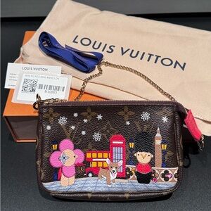 Brand NEW Louis Vuitton Vivienne Monogram Mini Pochette M80863